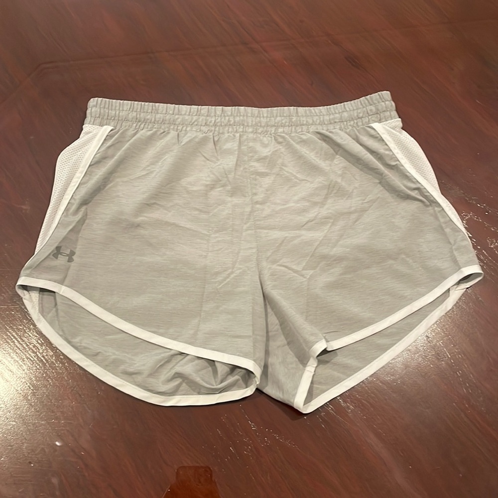 Grey Under Armour athletic shorts